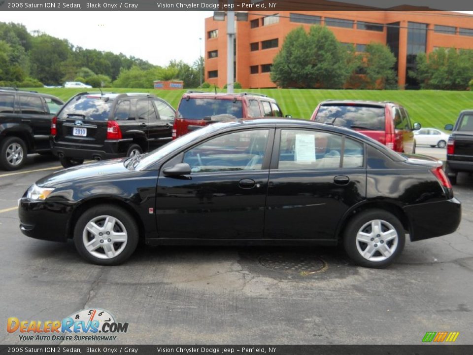 2006 Saturn ION 2 Sedan Black Onyx / Gray Photo #11