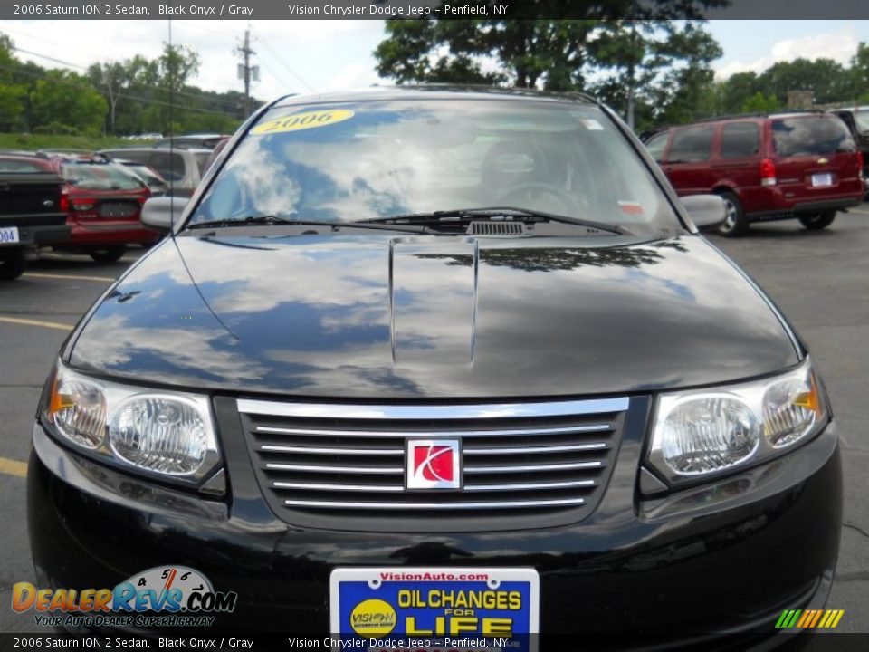 2006 Saturn ION 2 Sedan Black Onyx / Gray Photo #15