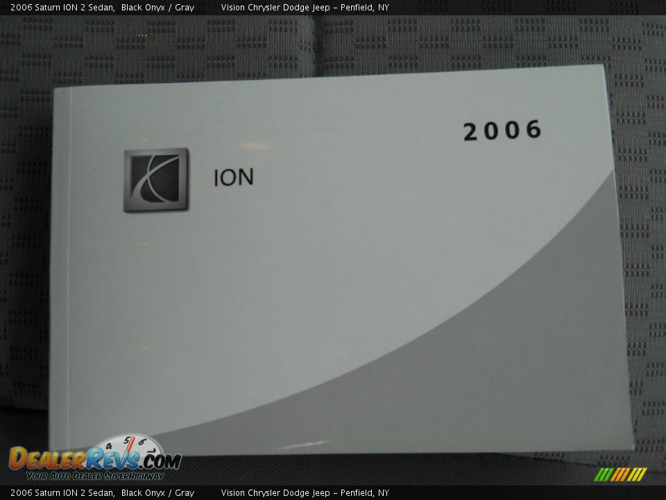 2006 Saturn ION 2 Sedan Black Onyx / Gray Photo #17