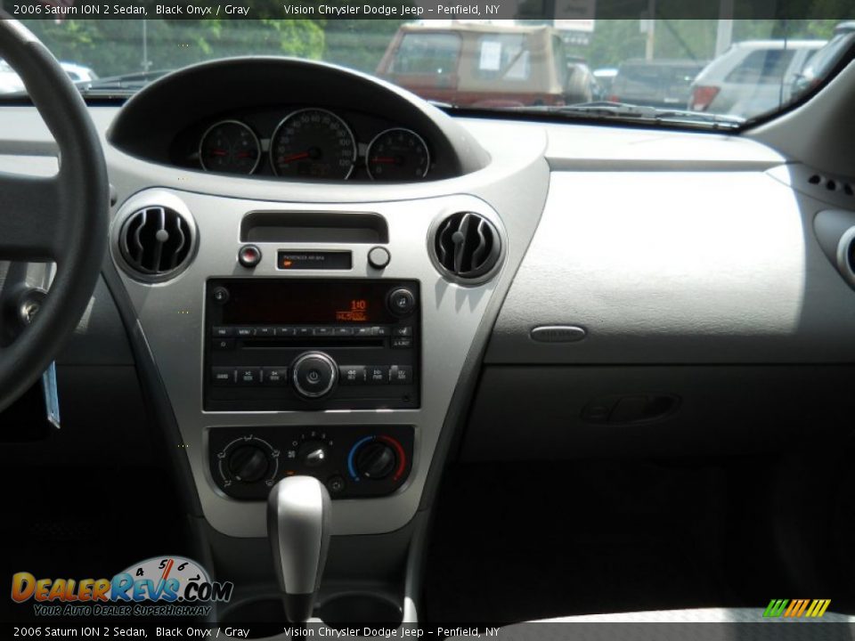 2006 Saturn ION 2 Sedan Black Onyx / Gray Photo #19