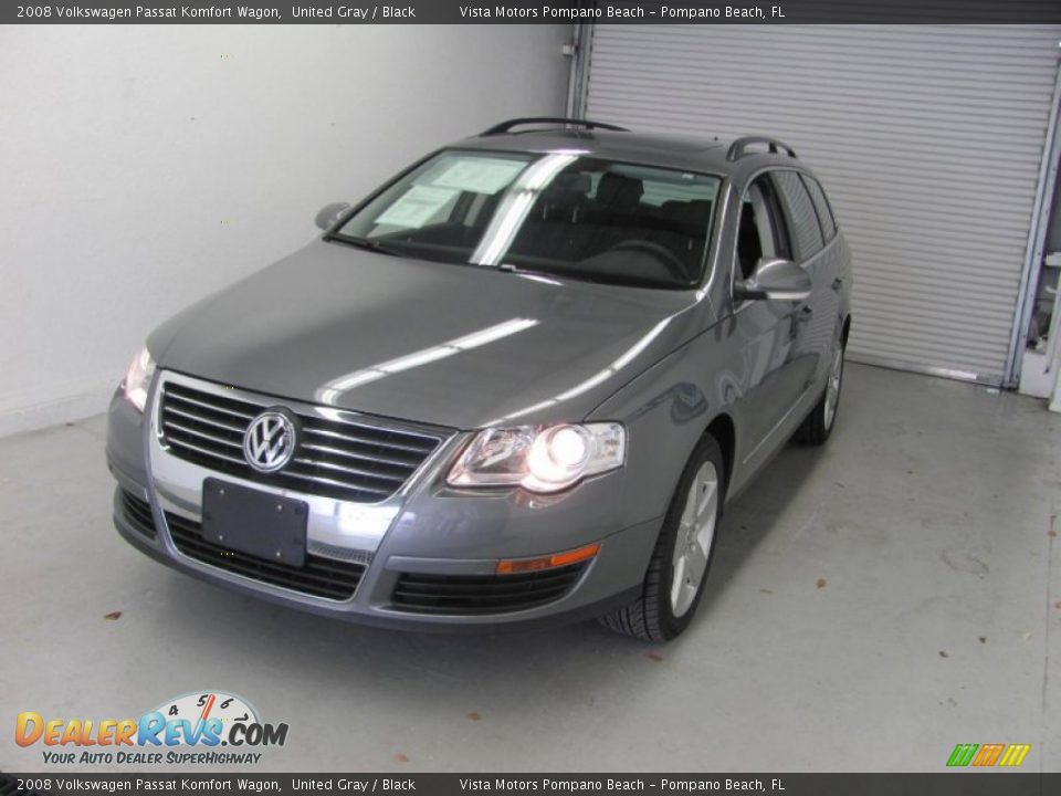 2008 Volkswagen Passat Komfort Wagon United Gray / Black Photo #3