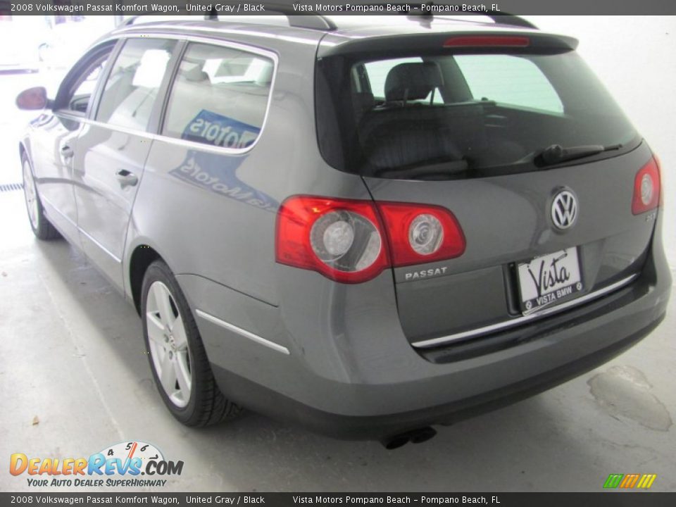 2008 Volkswagen Passat Komfort Wagon United Gray / Black Photo #4