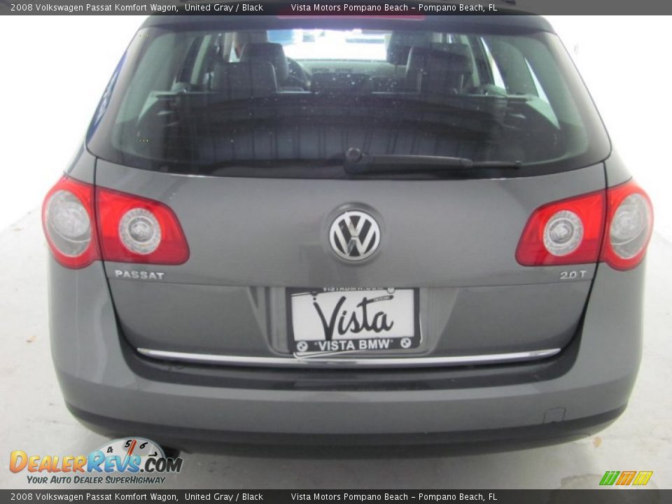 2008 Volkswagen Passat Komfort Wagon United Gray / Black Photo #5