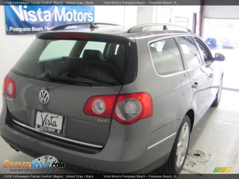 2008 Volkswagen Passat Komfort Wagon United Gray / Black Photo #6