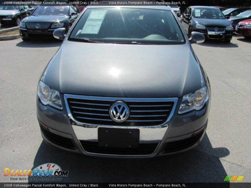 2008 Volkswagen Passat Komfort Wagon United Gray / Black Photo #9