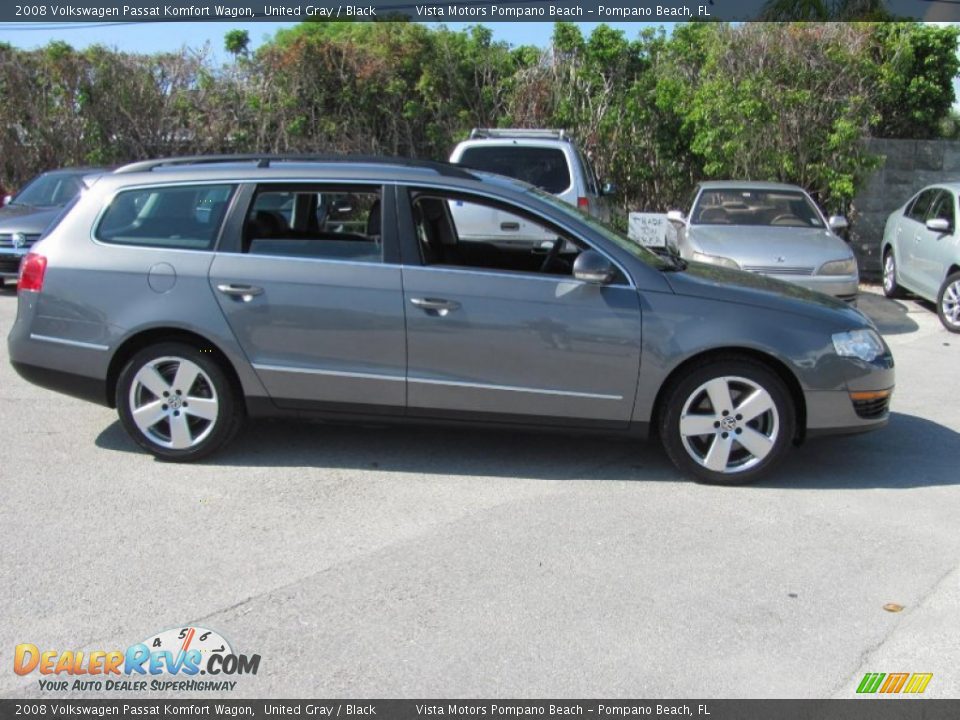 2008 Volkswagen Passat Komfort Wagon United Gray / Black Photo #11