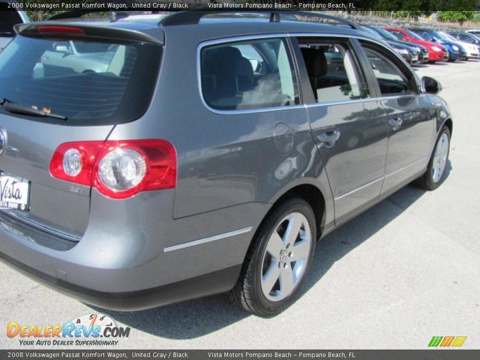 2008 Volkswagen Passat Komfort Wagon United Gray / Black Photo #12