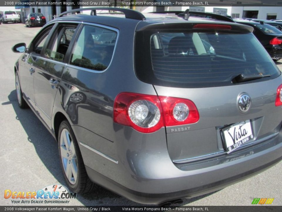 2008 Volkswagen Passat Komfort Wagon United Gray / Black Photo #14