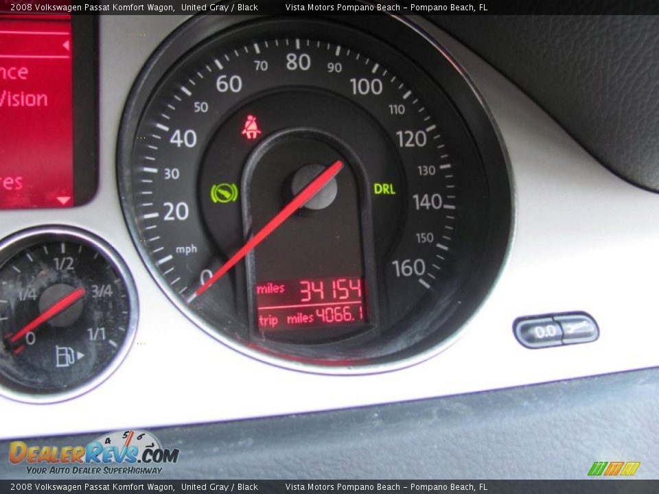 2008 Volkswagen Passat Komfort Wagon United Gray / Black Photo #17