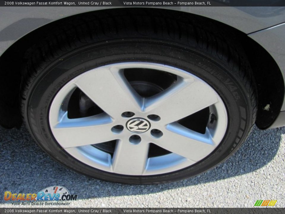 2008 Volkswagen Passat Komfort Wagon United Gray / Black Photo #22