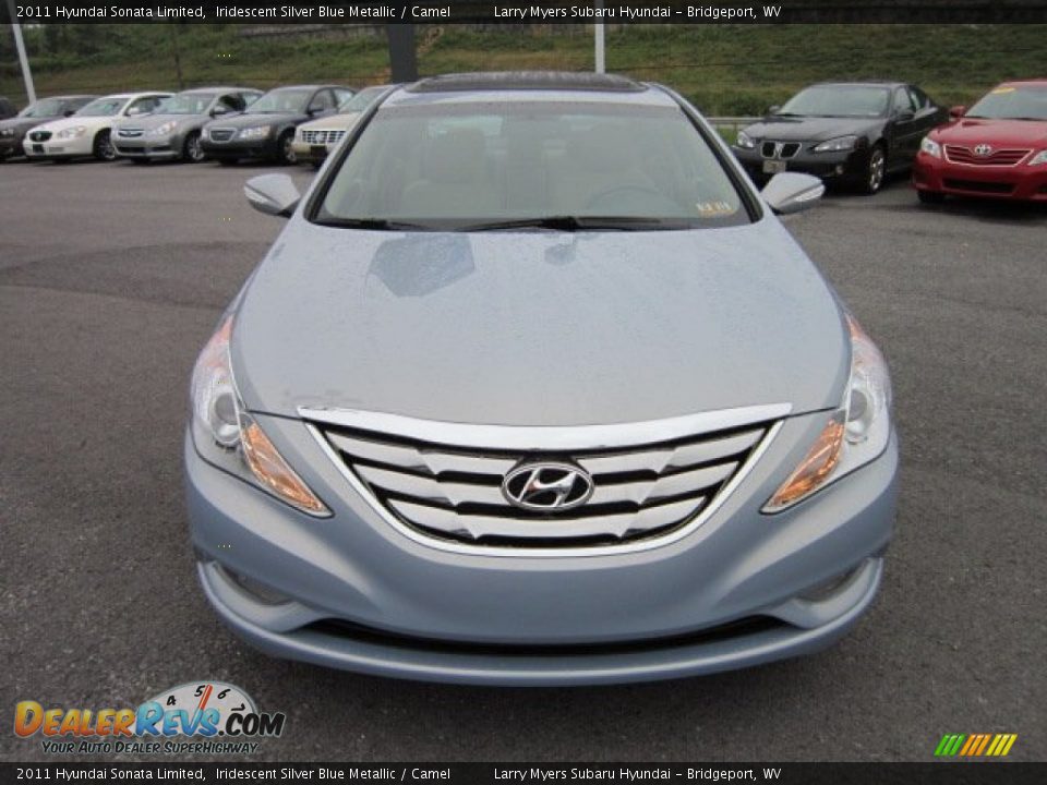 Iridescent Silver Blue Metallic 2011 Hyundai Sonata Limited Photo #2