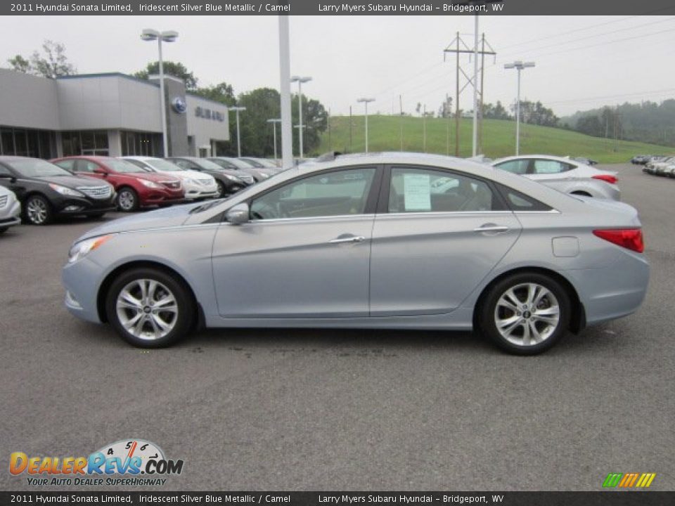 Iridescent Silver Blue Metallic 2011 Hyundai Sonata Limited Photo #4