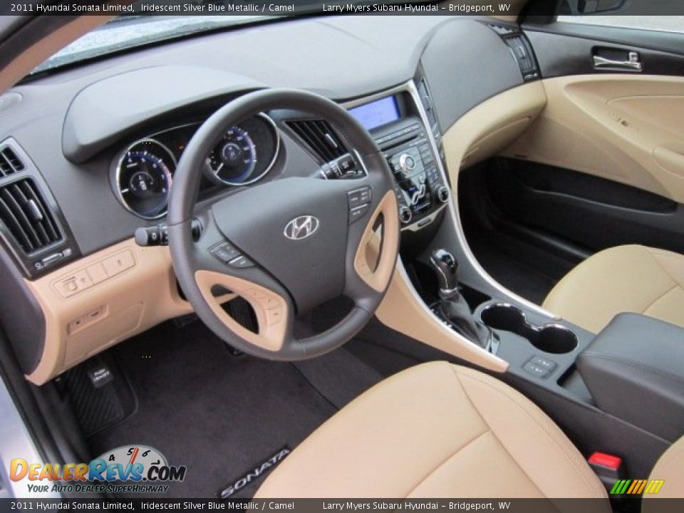 Camel Interior - 2011 Hyundai Sonata Limited Photo #11