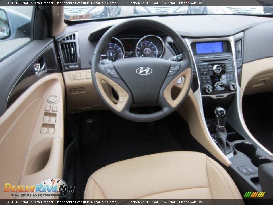 Dashboard of 2011 Hyundai Sonata Limited Photo #15