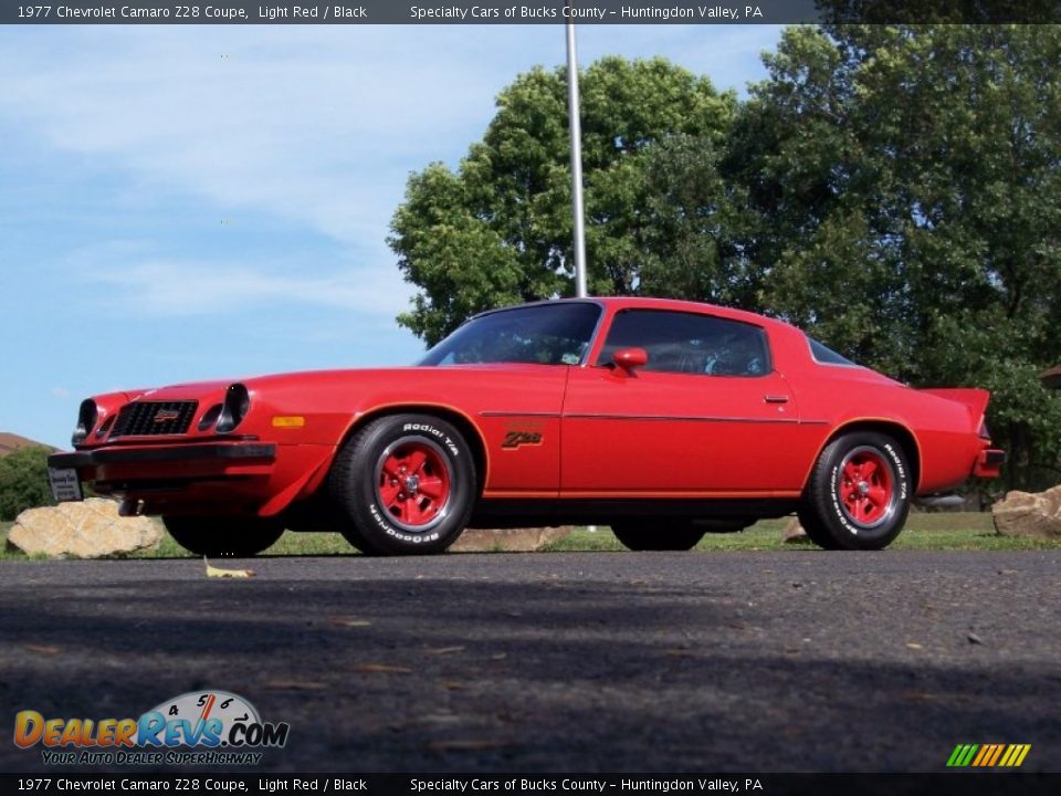 Light Red 1977 Chevrolet Camaro Z28 Coupe Photo #1