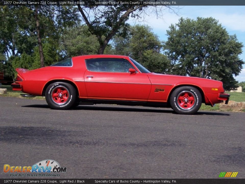 Light Red 1977 Chevrolet Camaro Z28 Coupe Photo #4