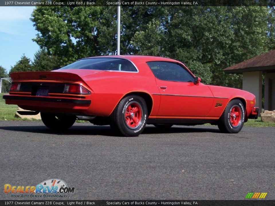 Light Red 1977 Chevrolet Camaro Z28 Coupe Photo #5