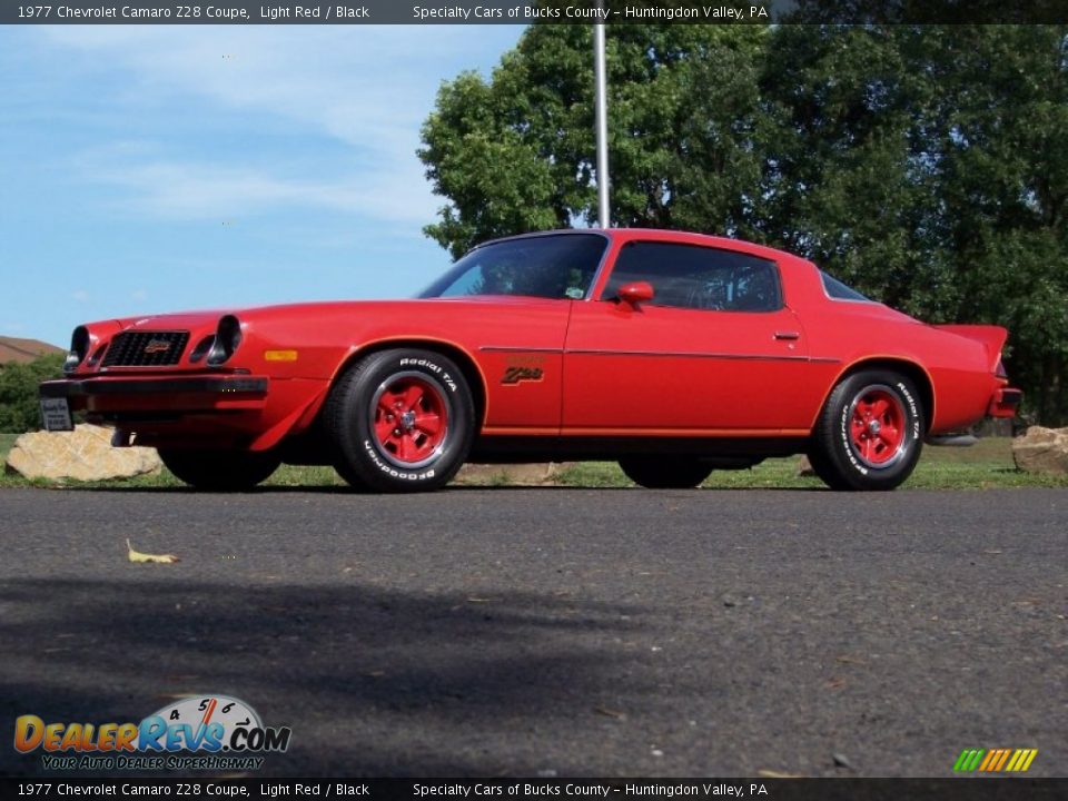 Light Red 1977 Chevrolet Camaro Z28 Coupe Photo #9