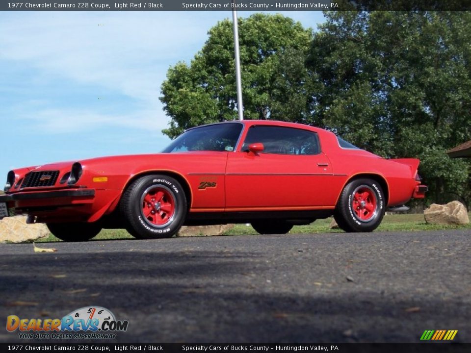 Light Red 1977 Chevrolet Camaro Z28 Coupe Photo #10