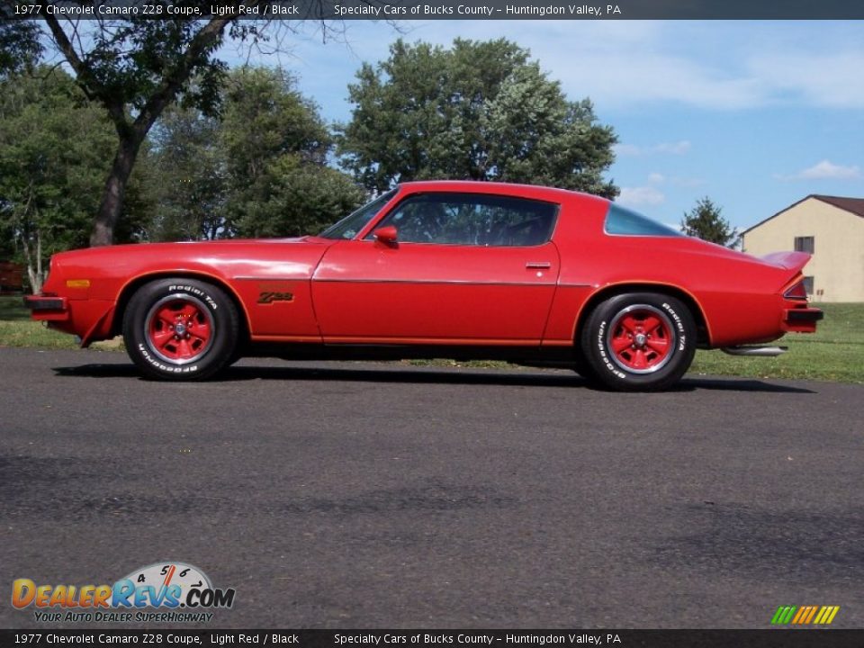 Light Red 1977 Chevrolet Camaro Z28 Coupe Photo #11