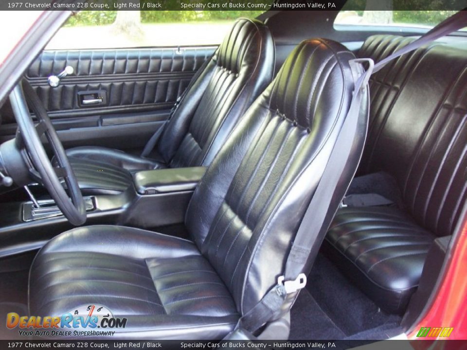 Black Interior - 1977 Chevrolet Camaro Z28 Coupe Photo #13