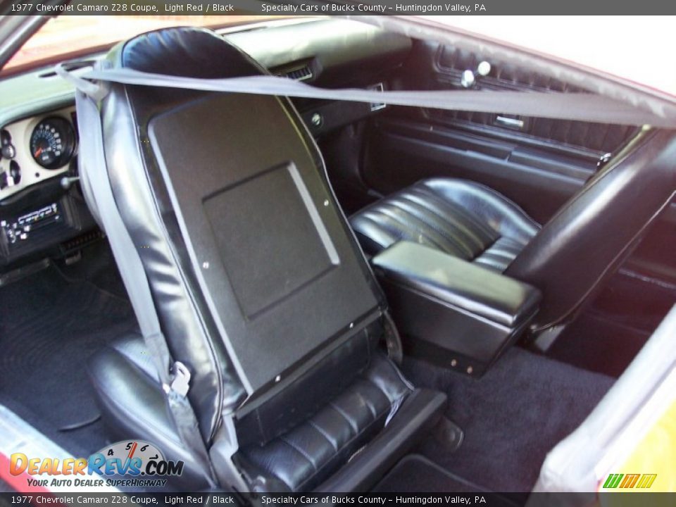 Black Interior - 1977 Chevrolet Camaro Z28 Coupe Photo #16