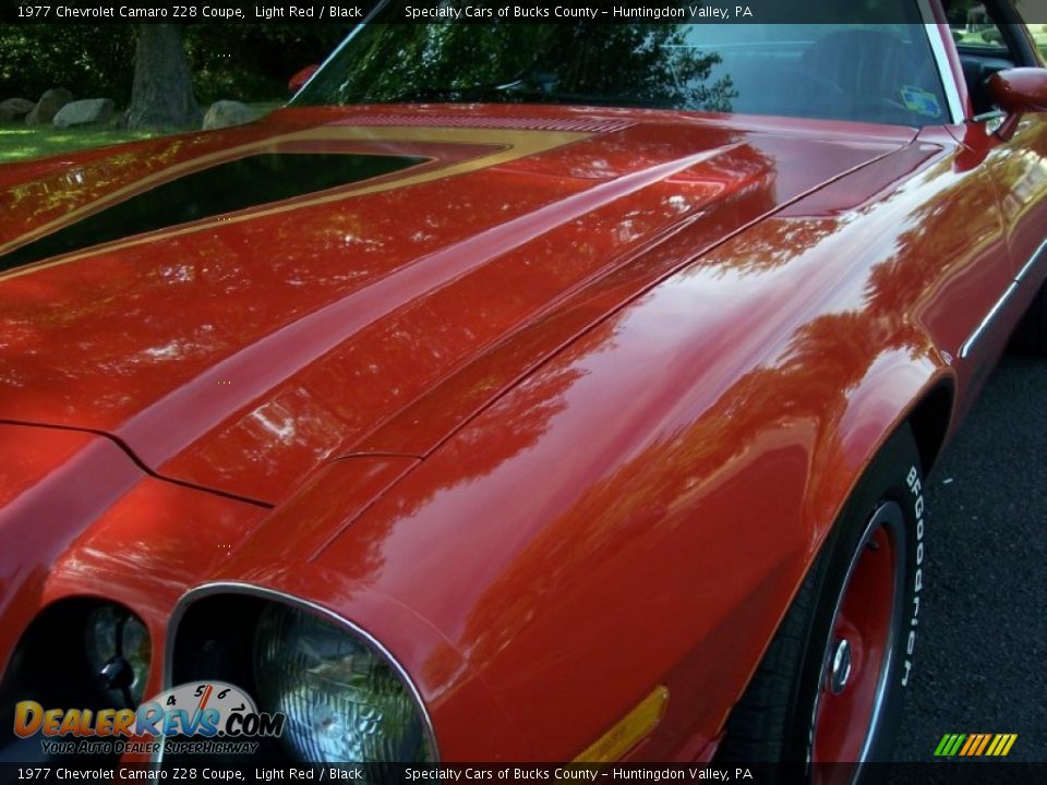 1977 Chevrolet Camaro Z28 Coupe Light Red / Black Photo #28