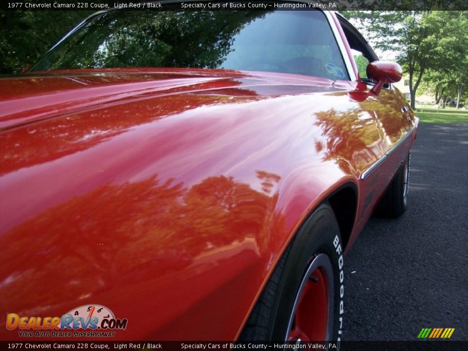 1977 Chevrolet Camaro Z28 Coupe Light Red / Black Photo #29