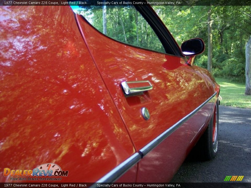 1977 Chevrolet Camaro Z28 Coupe Light Red / Black Photo #30