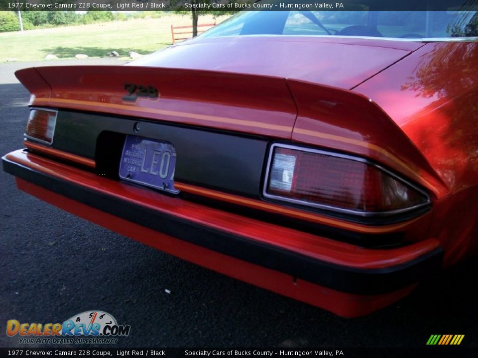 1977 Chevrolet Camaro Z28 Coupe Light Red / Black Photo #32