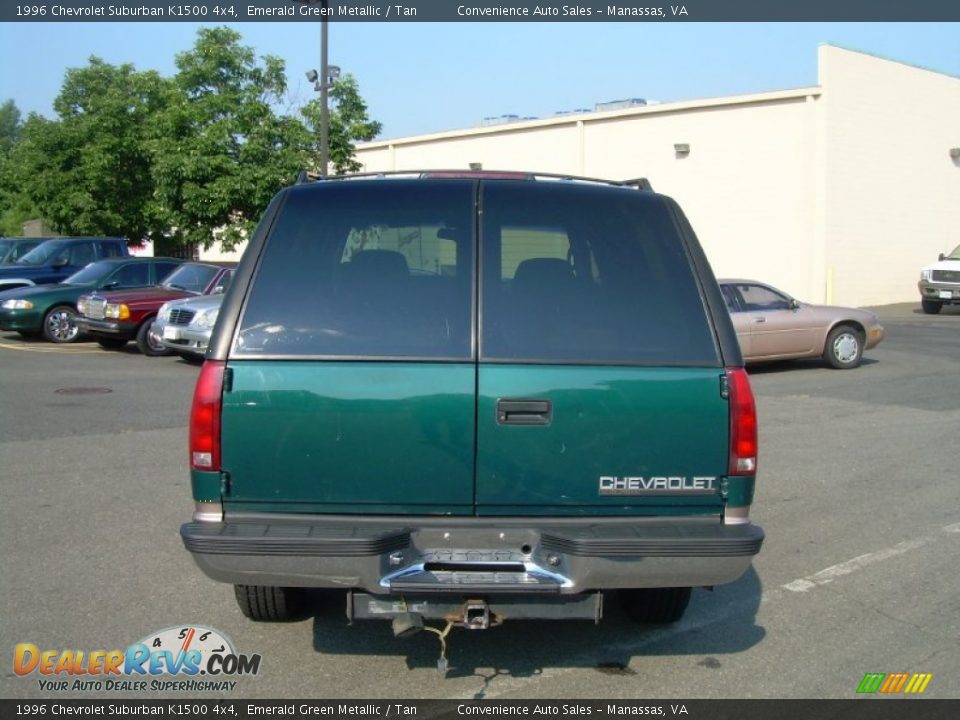 Emerald Green Metallic 1996 Chevrolet Suburban K1500 4x4 Photo #7
