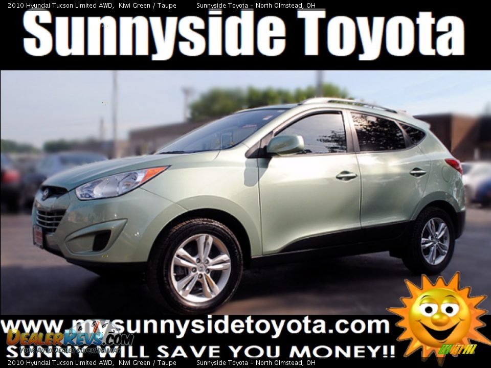 2010 Hyundai Tucson Limited AWD Kiwi Green / Taupe Photo #1