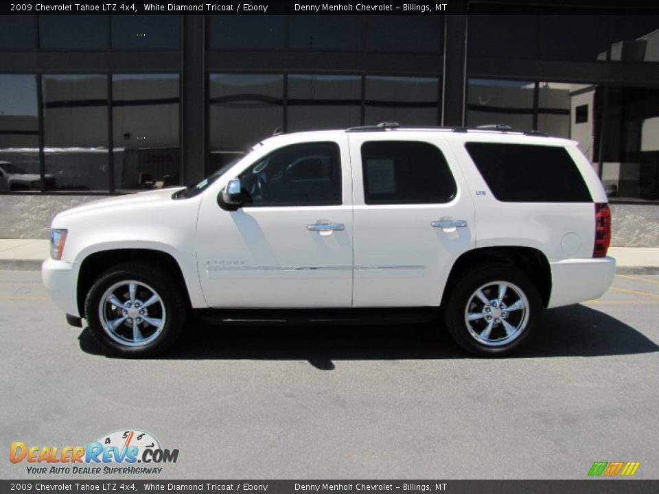 White Diamond Tricoat 2009 Chevrolet Tahoe LTZ 4x4 Photo #2