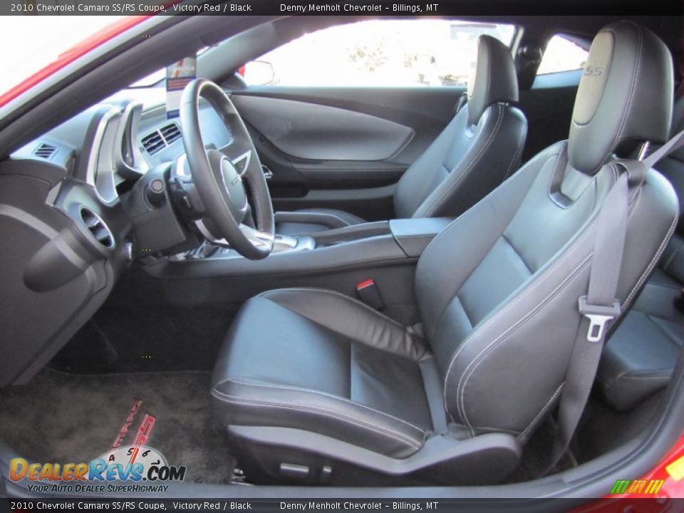 Black Interior - 2010 Chevrolet Camaro SS/RS Coupe Photo #3
