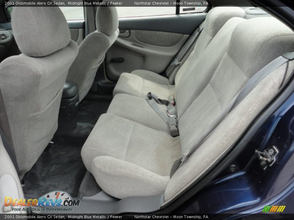 Pewter Interior 2001 Oldsmobile Alero Gx Sedan Photo 12