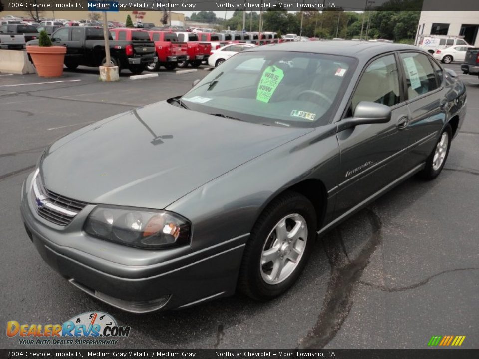 2004 Chevrolet Impala LS Medium Gray Metallic / Medium Gray Photo #3