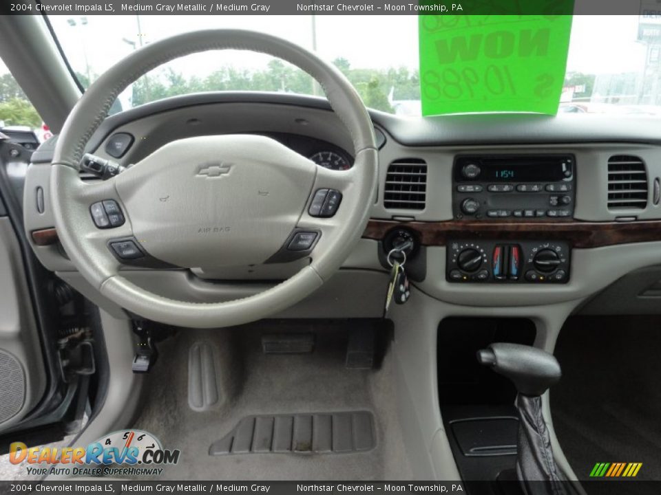 2004 Chevrolet Impala LS Medium Gray Metallic / Medium Gray Photo #12
