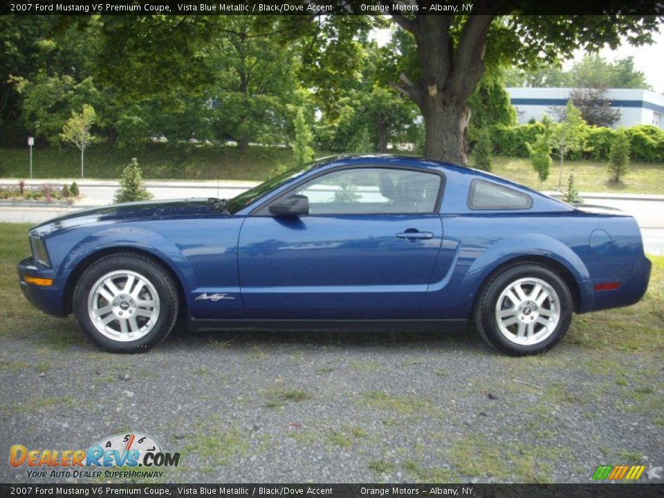Vista Blue Metallic 2007 Ford Mustang V6 Premium Coupe Photo #2