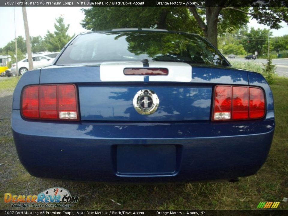 Vista Blue Metallic 2007 Ford Mustang V6 Premium Coupe Photo #5