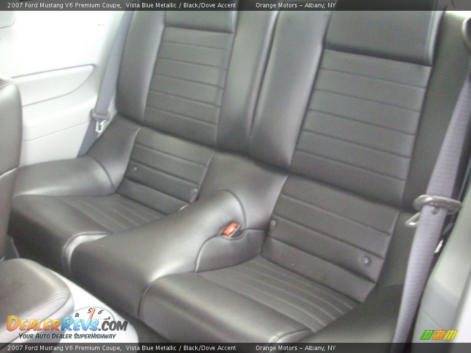 Black/Dove Accent Interior - 2007 Ford Mustang V6 Premium Coupe Photo #12