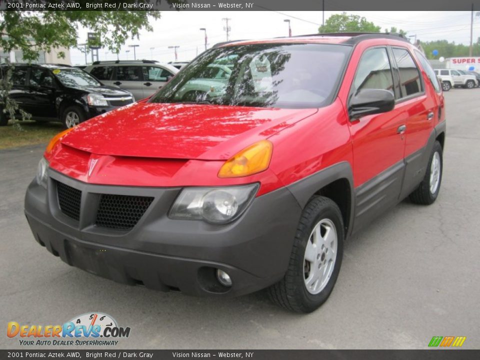 2001 Pontiac Aztek AWD Bright Red / Dark Gray Photo #1