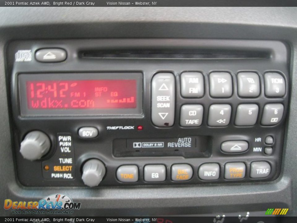 2001 Pontiac Aztek AWD Bright Red / Dark Gray Photo #5