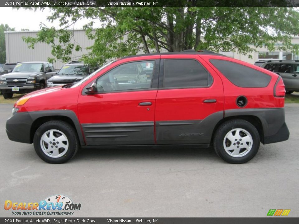 Bright Red 2001 Pontiac Aztek AWD Photo #14