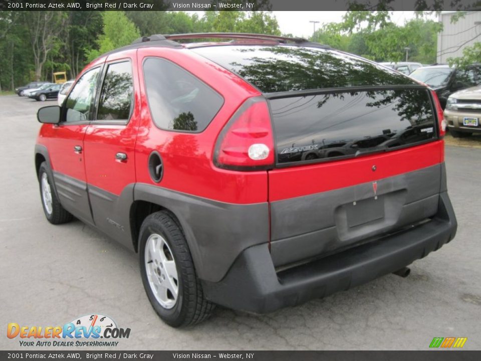 2001 Pontiac Aztek AWD Bright Red / Dark Gray Photo #15