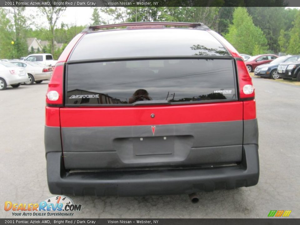 2001 Pontiac Aztek AWD Bright Red / Dark Gray Photo #16