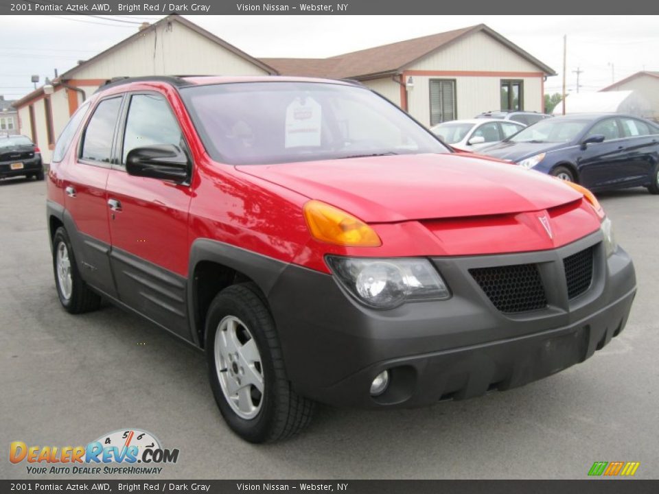2001 Pontiac Aztek AWD Bright Red / Dark Gray Photo #18