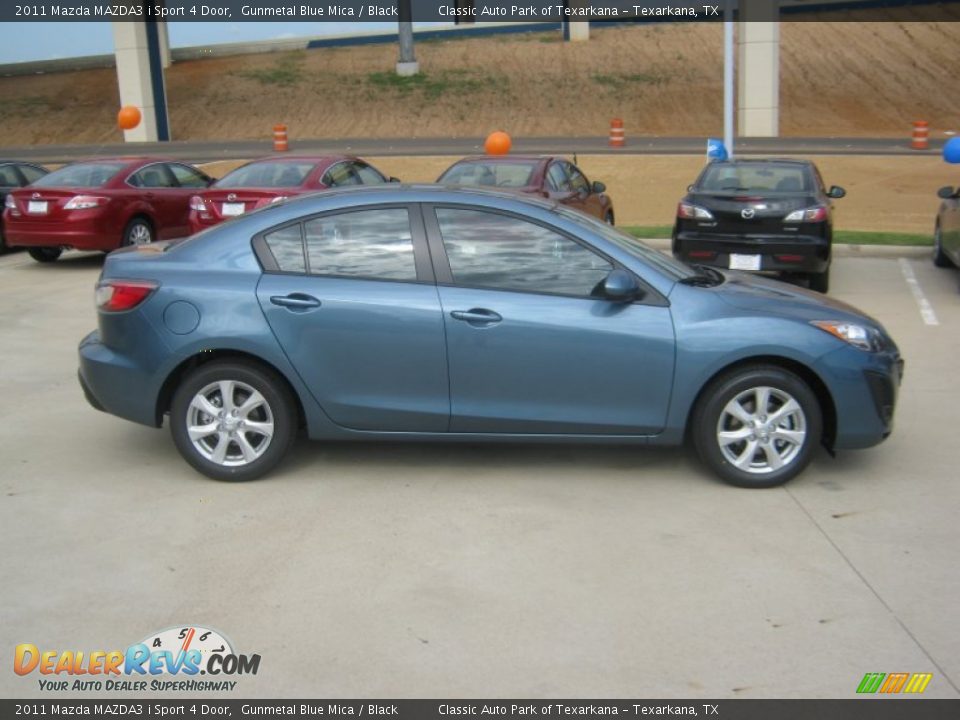 Gunmetal Blue Mica 2011 Mazda MAZDA3 i Sport 4 Door Photo #6