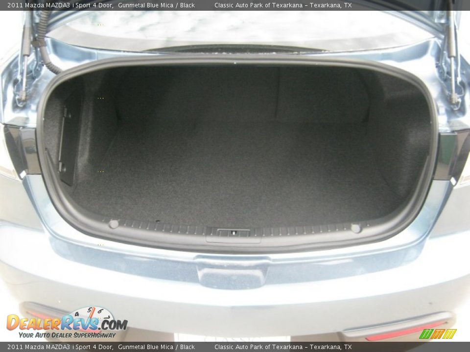 2011 Mazda MAZDA3 i Sport 4 Door Gunmetal Blue Mica / Black Photo #20