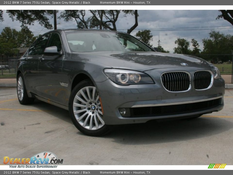 2012 BMW 7 Series 750Li Sedan Space Grey Metallic / Black Photo #1