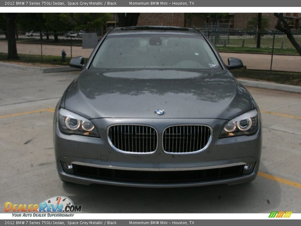 2012 BMW 7 Series 750Li Sedan Space Grey Metallic / Black Photo #2